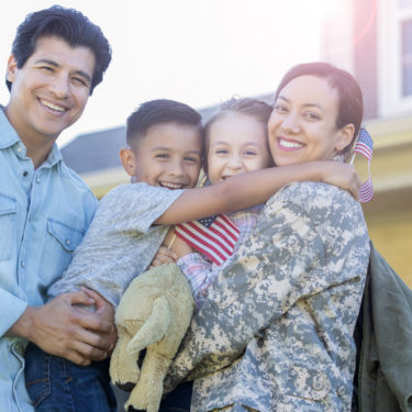 Man and his children are reunited with military mom