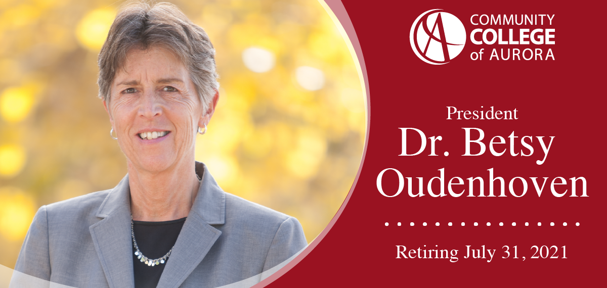 CCA President Dr. Betsy Oudenhoven Retiring July 31, 2021