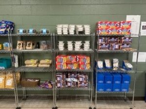 Photo of a food pantry. 