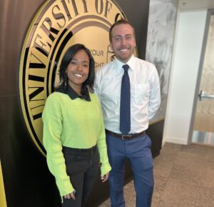 Nicole Nageli and Colton Brown pictured together at University of Colorado Boulder.