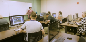 Pikes Peak State College Cybersecurity Program class.